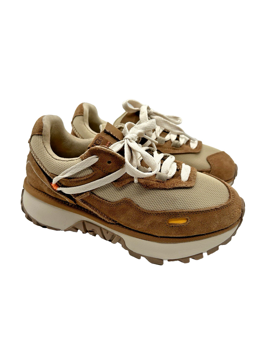 UGG RetroFi Low Chestnut Suede Mesh Sneakers Women’s US 9.5 EU 40.5 Style 116749